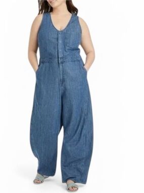 Women’s Denim Jumpsuit Jeans - Blue
